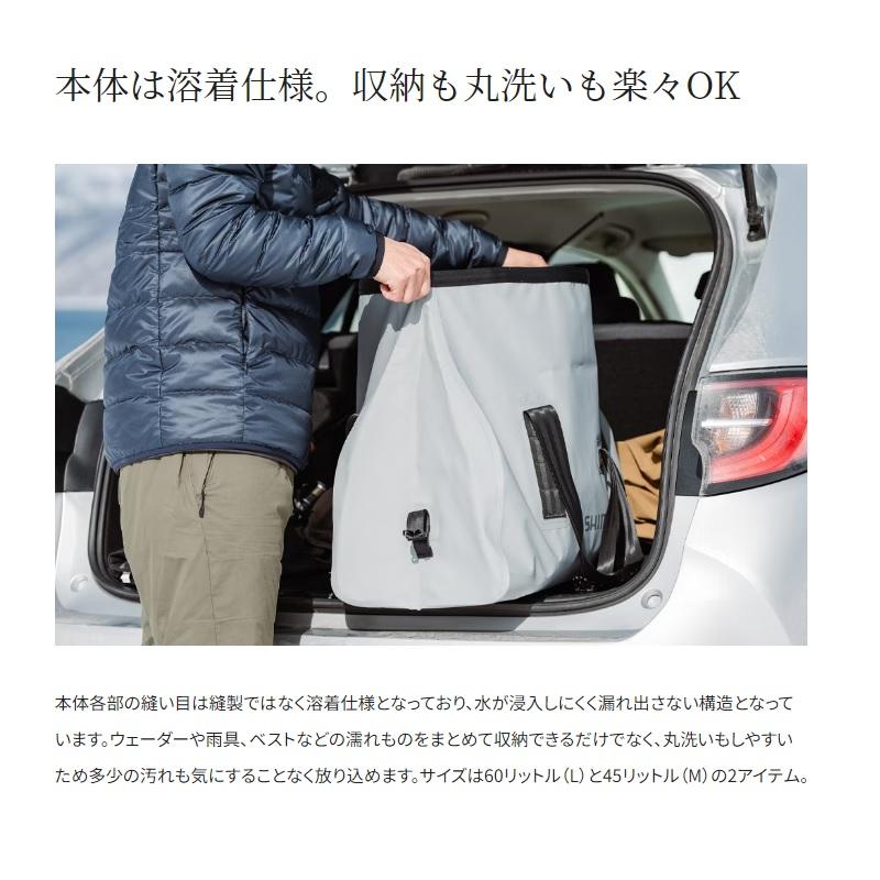 シマノ（SHIMANO） BA-025W ドライロールアップダッフル M ブラック