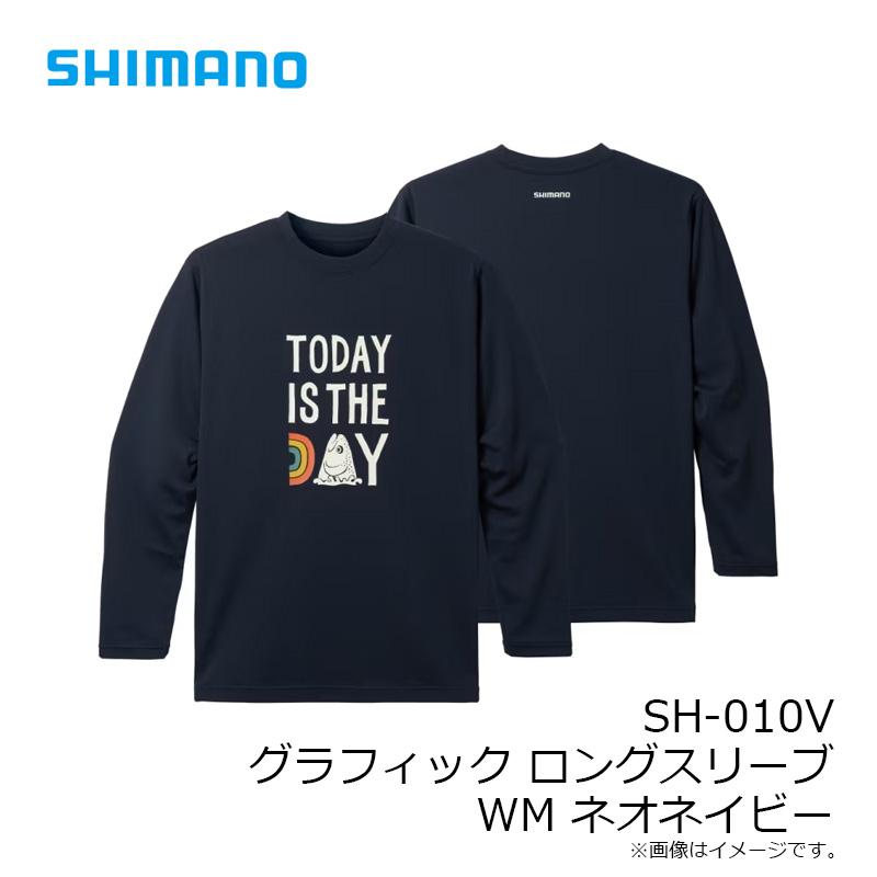 シマノ　SH-010V グラフィック ロングスリーブ WM ネオネイビー｜yfto2｜06