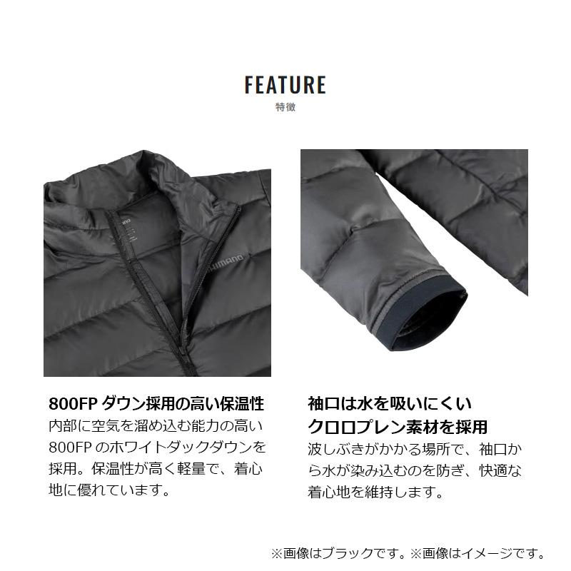 シマノ（SHIMANO） WJ-012V テックダウン ジャケット M ダークネイビー