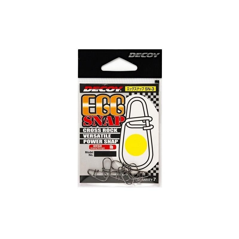 ＳＮＡＰ×２　スナップ・スナップ　VOL.3 カツイチ SN-3 エッグスナップ #2 NSブラック : 釣具のFTO