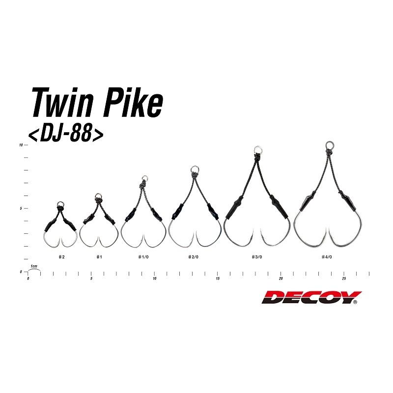 専用　 Mサイズ カツイチ DJ-88 ツインパイク #1 TIN : 釣具のFTO ヤフー店