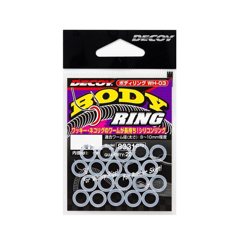 まる カツイチ WH-03 ボディーリング L クリア : 釣具のFTO ヤフー店