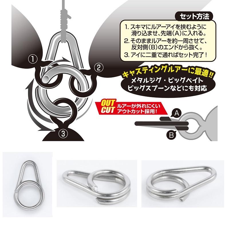 カツイチ R-51 フロントリング #7 シルバー : 釣具のFTO ヤフー店