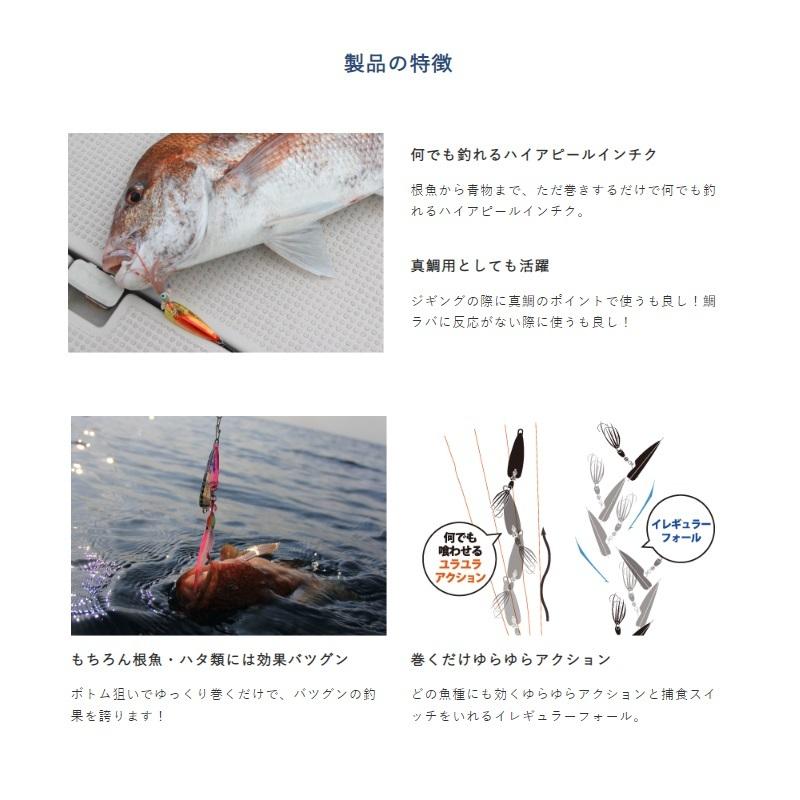 2021春夏新作】【2021春夏新作】ハヤブサ FS422 ジャックアイ キックボトム 80g アカキン 釣り仕掛け、仕掛け用品 ハヤブサ(Hayabusa) インチク ジャックアイ キックボトム 80g 約65mm ピンクイワシ メタルジグ ルアー FS422-80-
