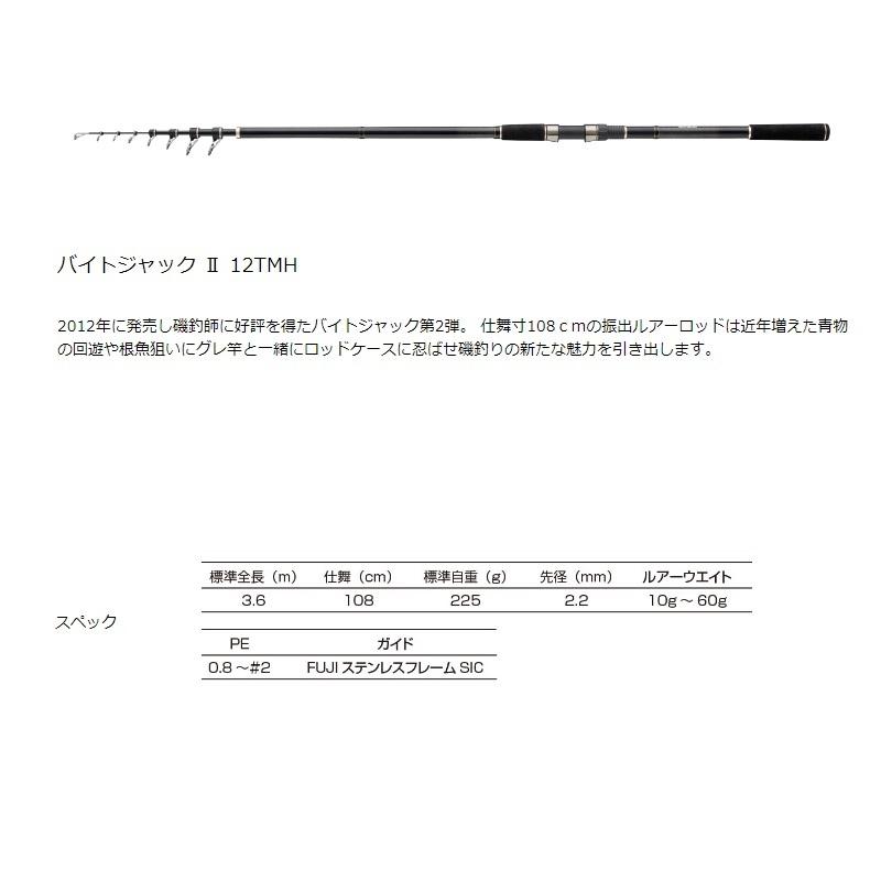 釣武者 F00301 バイトジャックII 12TMH : 釣具のFTO ヤフー店