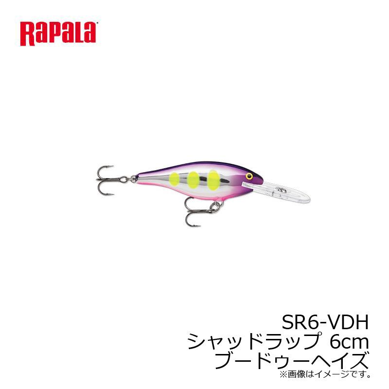 ラパラジャパン　SR6-VDH シャッドラップ 6cm ブードゥーヘイズ｜yfto｜02