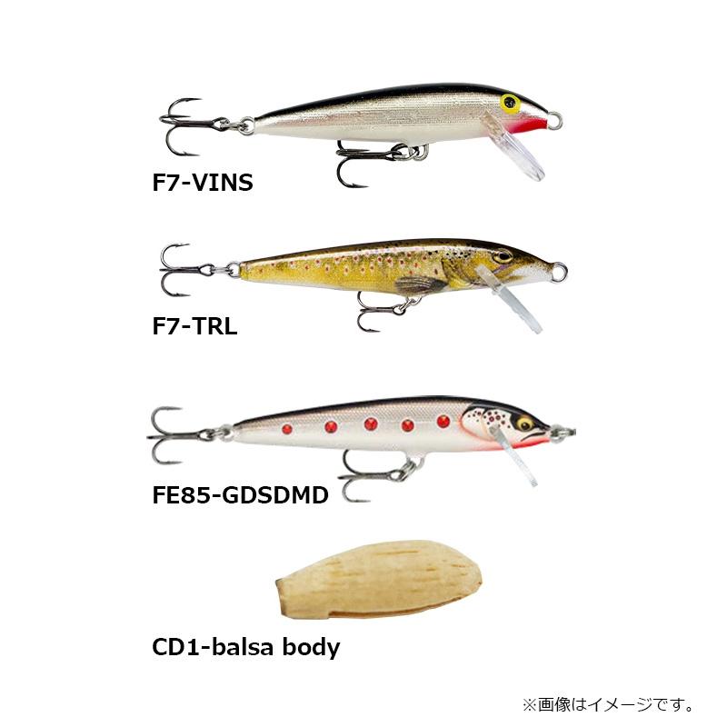 [バラ売り不可]キャスティングルアー9本セット ラパラ 90周年記念ルアーセット 90 Fスモールナチュラリスティックザ