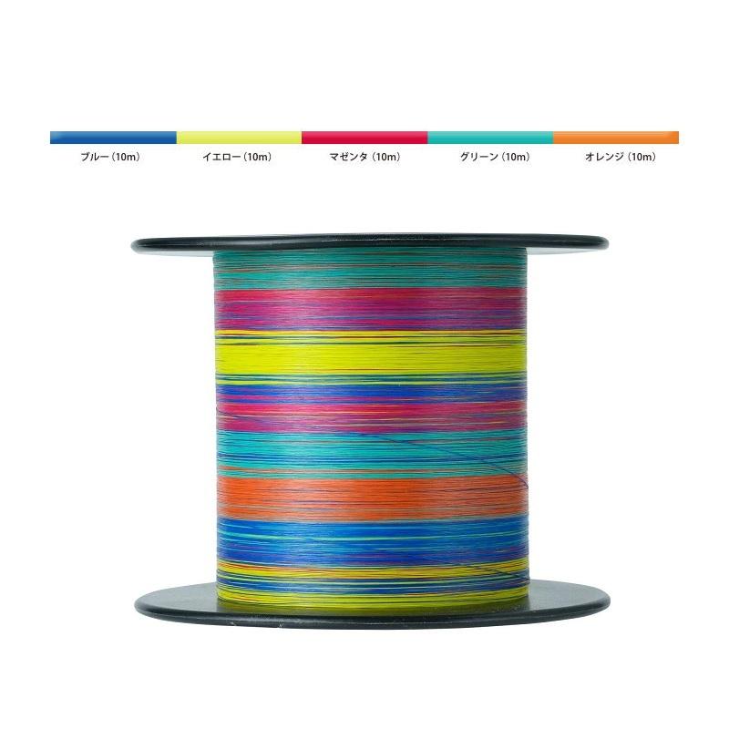 バークレイ スーパーファイヤーライン 1200m 3.0号 45LB カラード