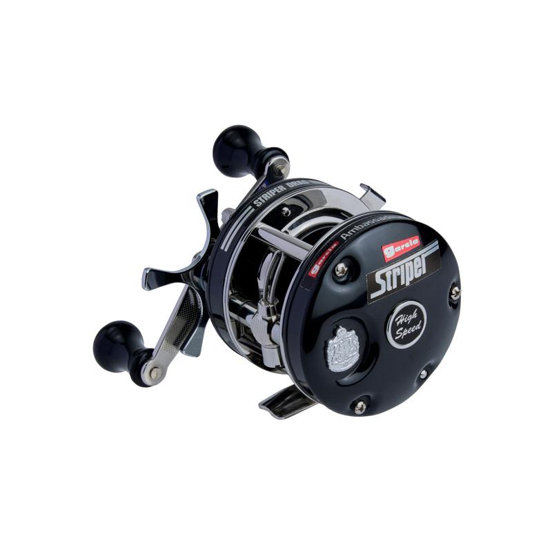 アブ AMBASSADEUR 4500 Striper Black / ベイト リール 右巻 : 釣具の