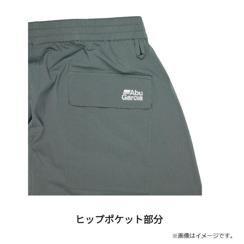 アブ ウォーターレジスタントフィッシングパンツ グレー XL : 釣具の