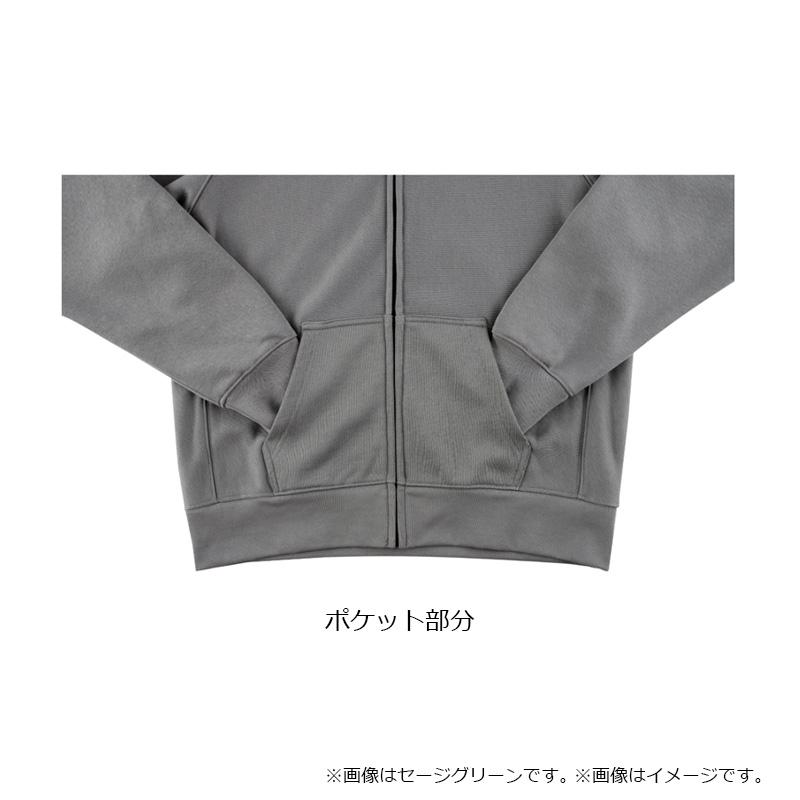 アブ シャドウロゴスウェットフーディー セージグリーン XL ピュア