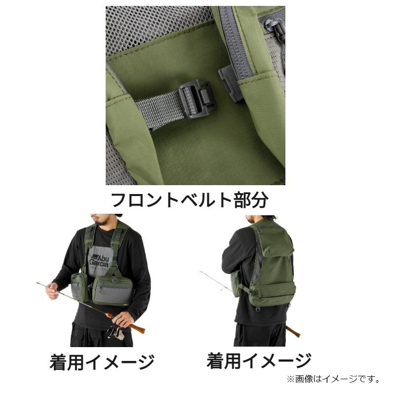 アブ マウンテンストリーム FWフィッシングベスト ブラック : 釣具の