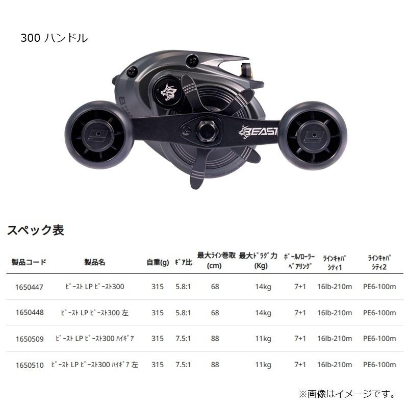 アブ ビースト300 LP 左 : 釣具のFTO - 通販 - Yahoo!ショッピング