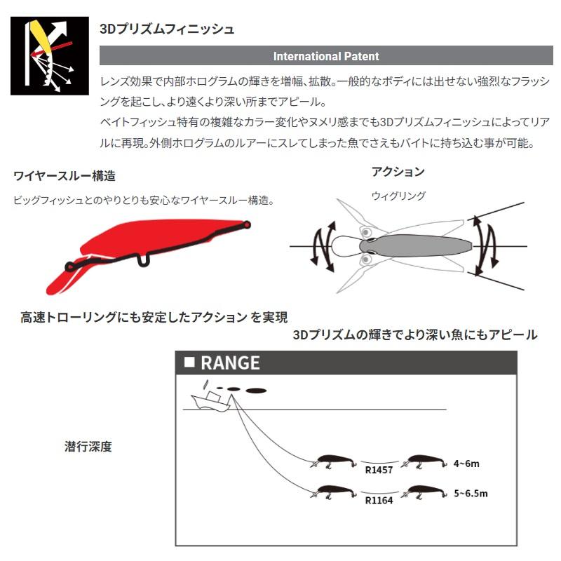 デュエル　3D マグナム (S) 160mm CPRH レッドヘッド｜yfto｜02