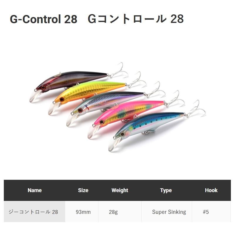 Gコントロール28 16個　専用品 ジャクソン Gコントロール 28g GNR 銀粉イワシ : 釣具のFTO - 通販