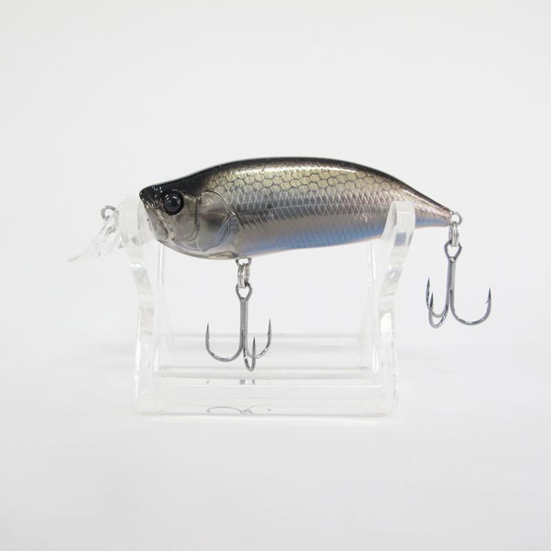 IXI Shad Bait Megabass IXI SHAD TYPE-R Lure, Japanese Silver Oikawa Shallow Water Bass Lure 57mm
