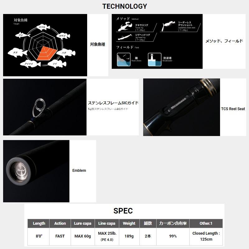 礁楽　SL-80XHC 楽天市場】礁楽 SL-80XHC メガバス 大型便B : フィッシング
