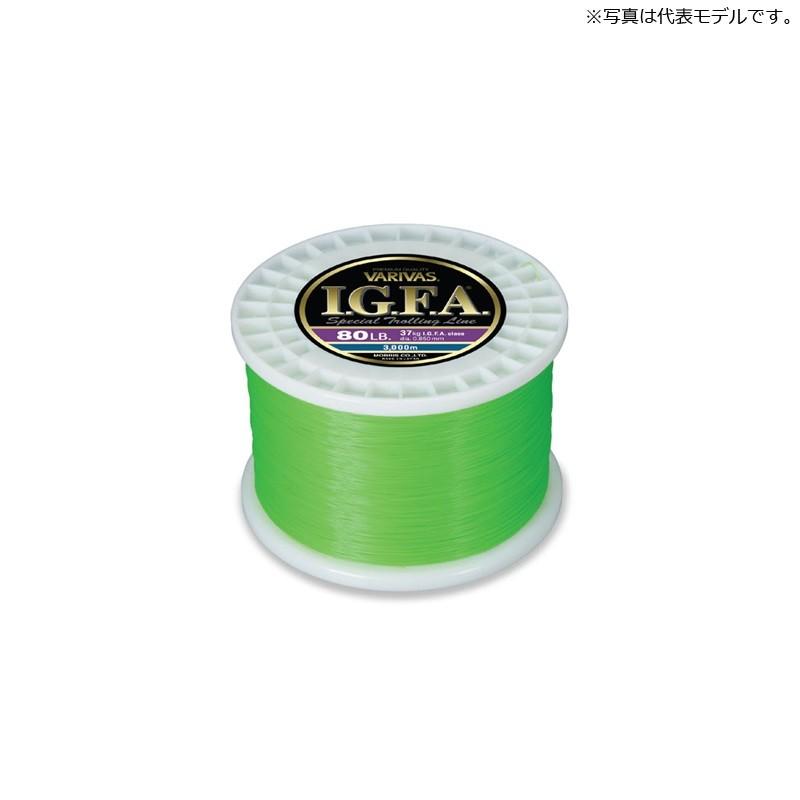 バリバス I.G.F.A. スペシャルトローリングライン 1000m 80Lb フラッシュグリーン