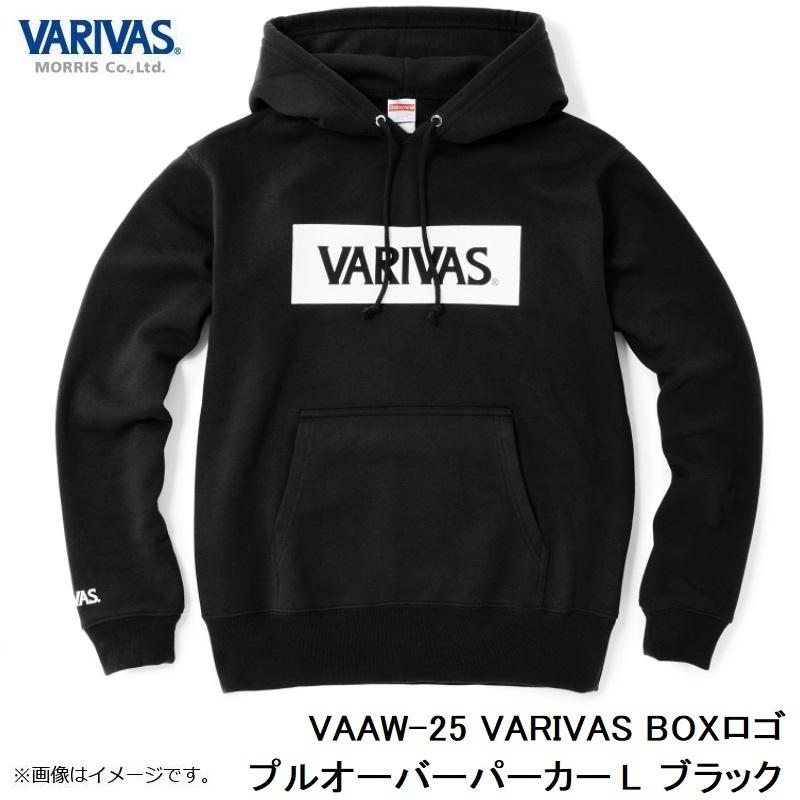VARIVASニューエラ　ブラック パーカー Lサイズ　VAAW-33 NEW ERA バリバス × ニューエラ スウェットプルオーバー