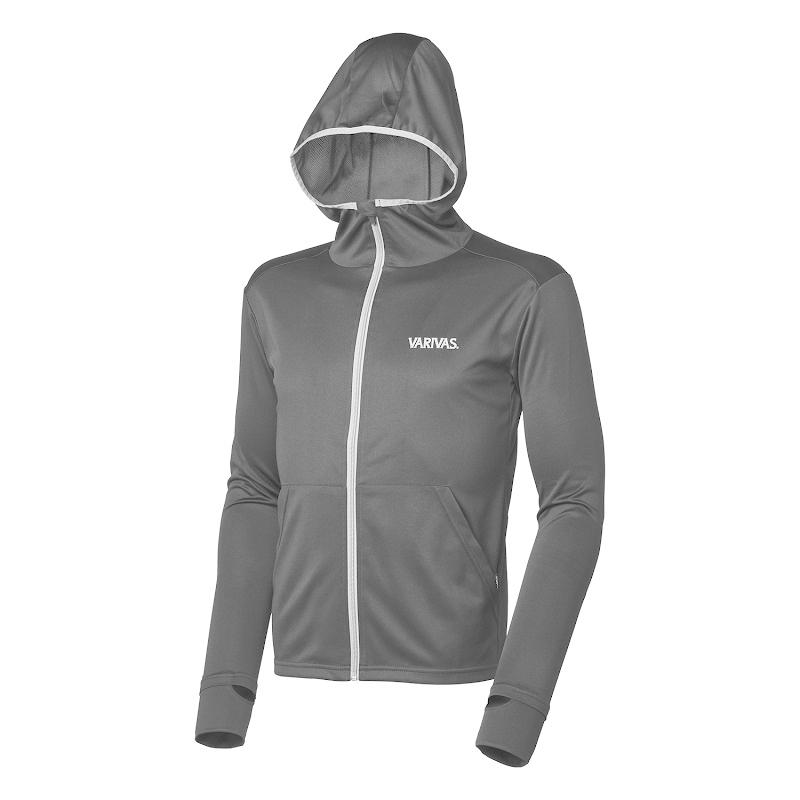 VARIVAS フルジップパーカー グレー・ブラック 上下セット VARIVAS フルジップパーカー グレー・ブラック コレクション 上下