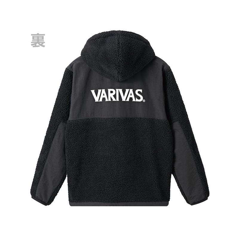 VARIVAS（バリバス） VAAW-34 ボアジャケットフーディー S ブラック