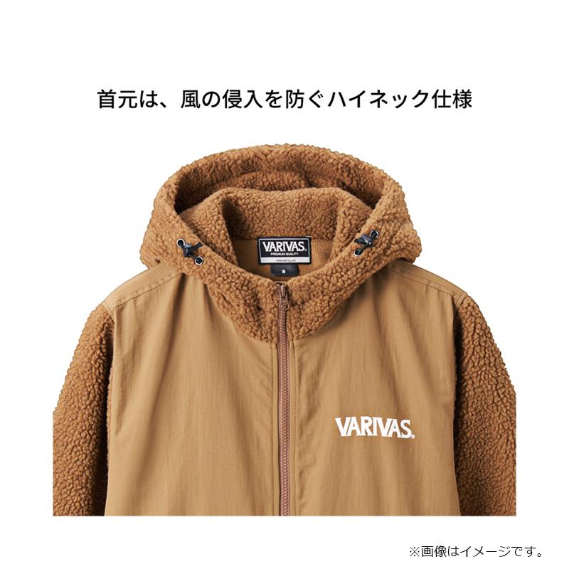 VARIVAS（バリバス） VAAW-34 ボアジャケットフーディー S ブラック