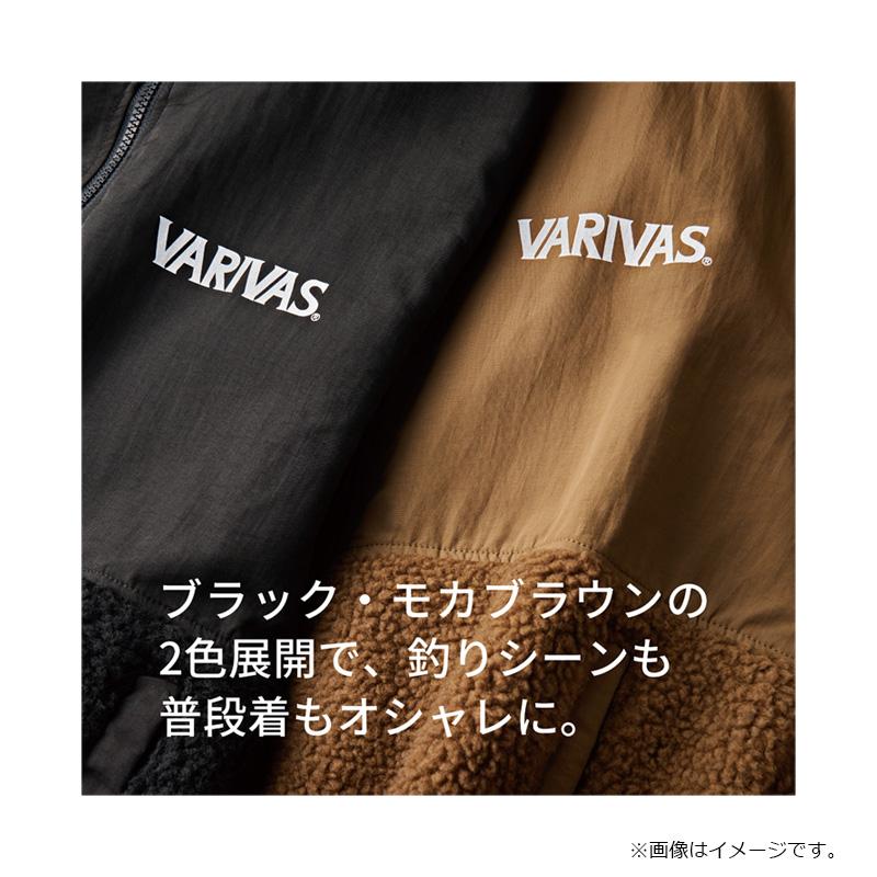 VARIVAS バリバス VAAW-34 ボアジャケットフーディー M ブラック 