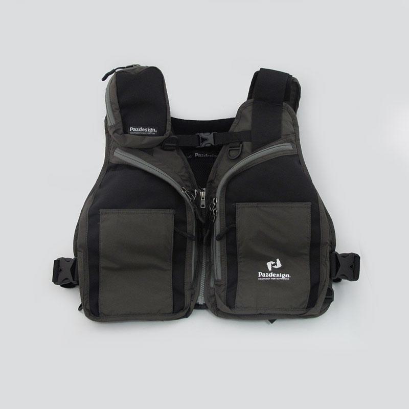 パズデザイン ZFV-029 FTGストリームベストII F ガンメタ : 釣具