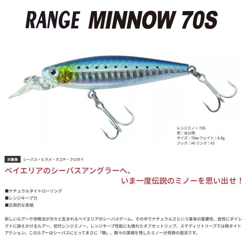 バスデイ レンジミノー70S RD-522 ピンクヘッドキャンディー : 釣具の