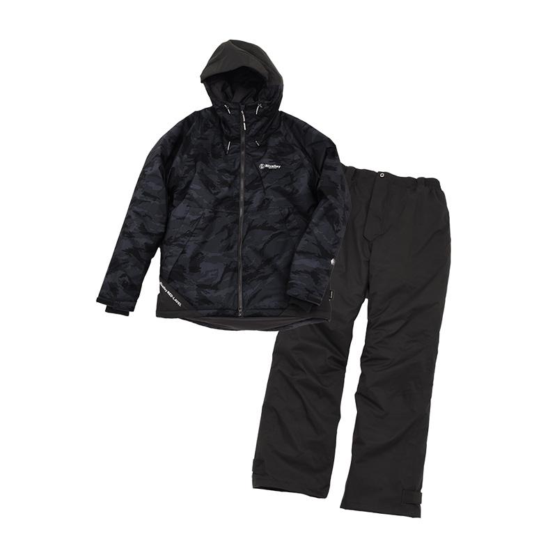 リバレイ 6450 RL ストレッチウォームスーツ M ブラックカモ : 釣具の