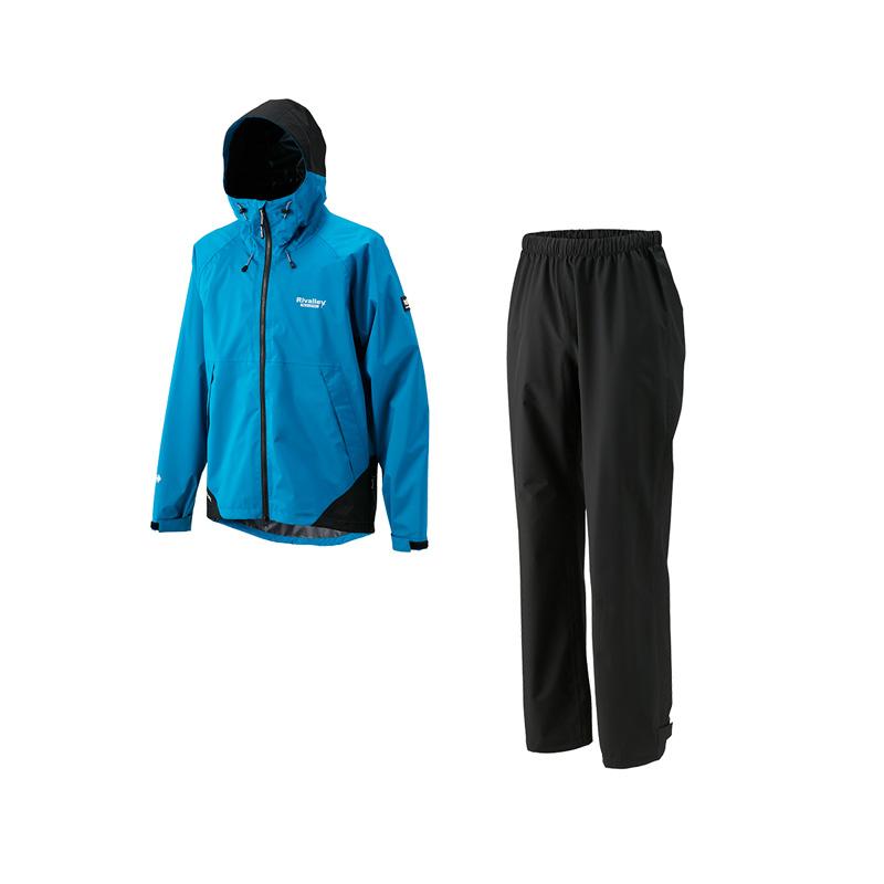 み リバレイ 6452 RL ストレッチライトレインスーツ L ターコイズ