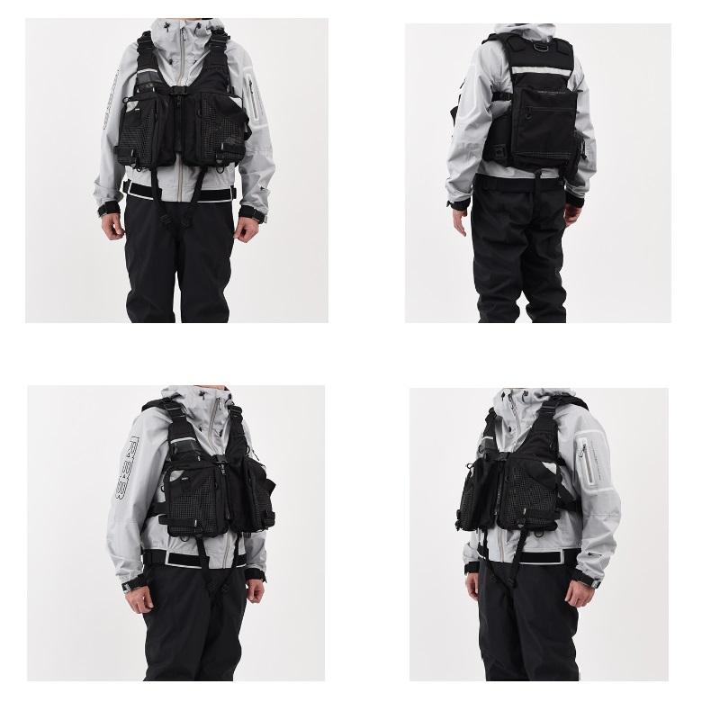 リバレイ 7588 RBB エクストリームベストII ブラック/ブルー : 釣具の