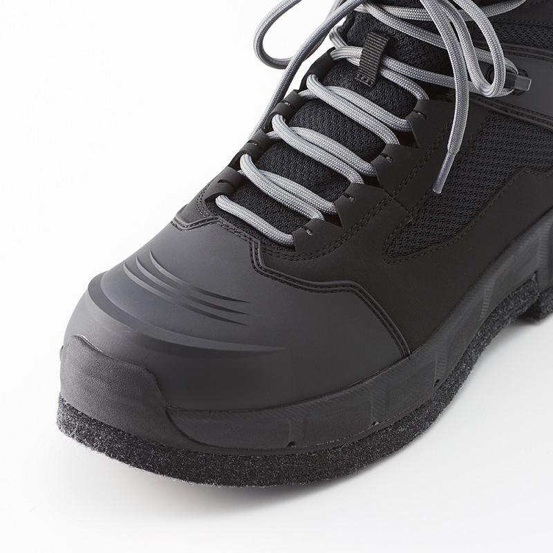 リバレイ 7692 RBB ロックショアフェルトスパイクシューズTG ブラック