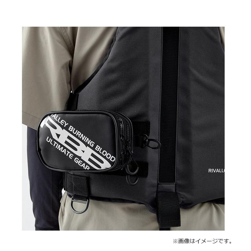 リバレイ 7694 RBB ロックショアシューティングベストII フルブラック