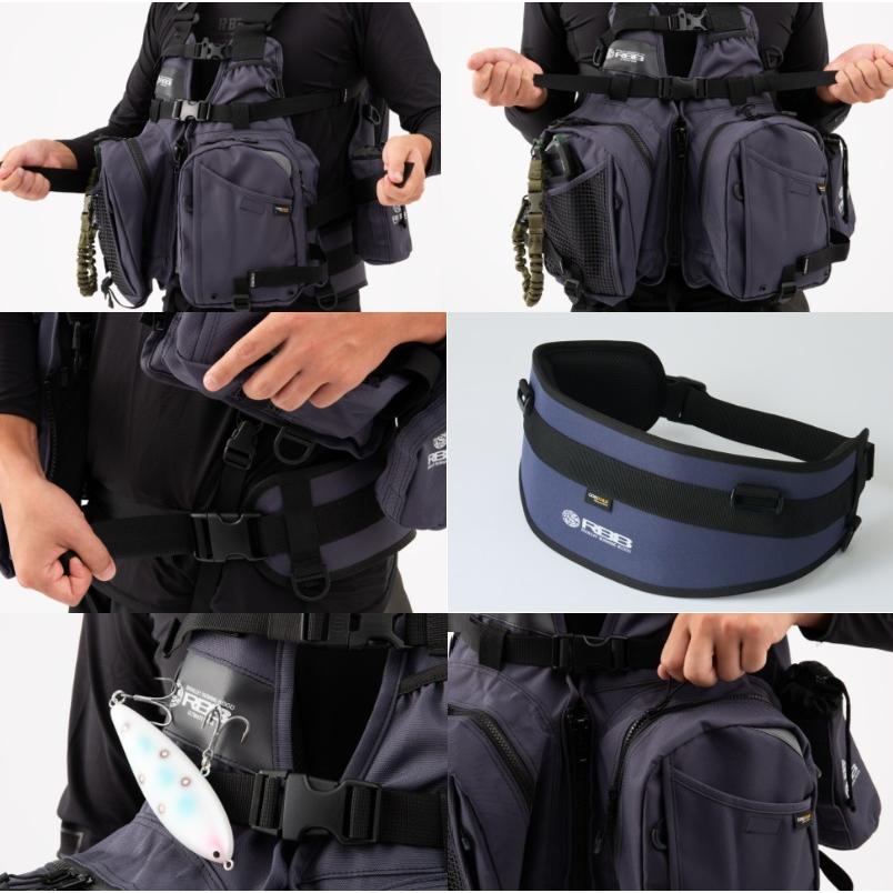 リバレイ 7716 RBB ウェーディングベスト 24LIMITED チャコール