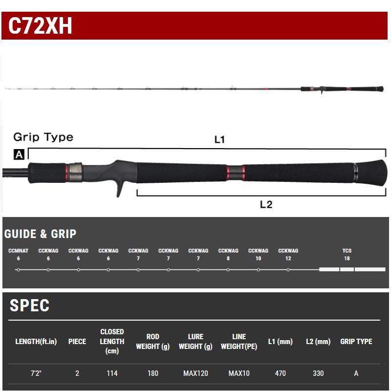 ロッド OCTOPUS LIGHT C72XH オクトパスライト C72XH 16149 – フィッシングマックス WEBSHOP