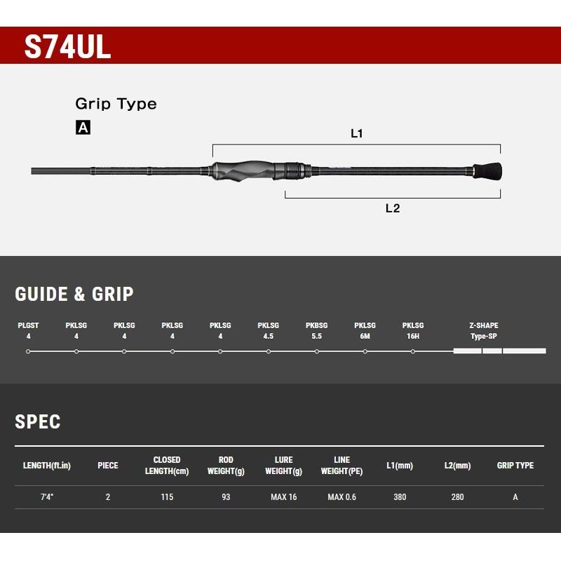 エイテック マイクロゲーマー SSD S74UL : 釣具のFTO - 通販 - Yahoo