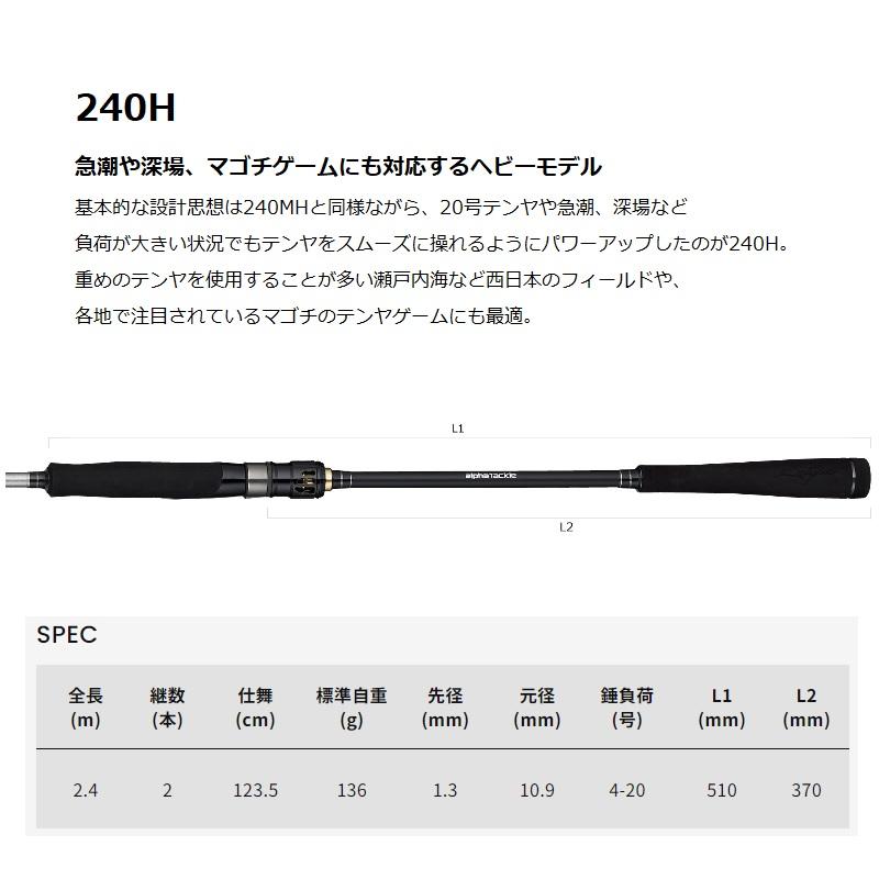 エイテック kaijin テンヤマダイ 240H : 釣具のFTO - 通販 - Yahoo