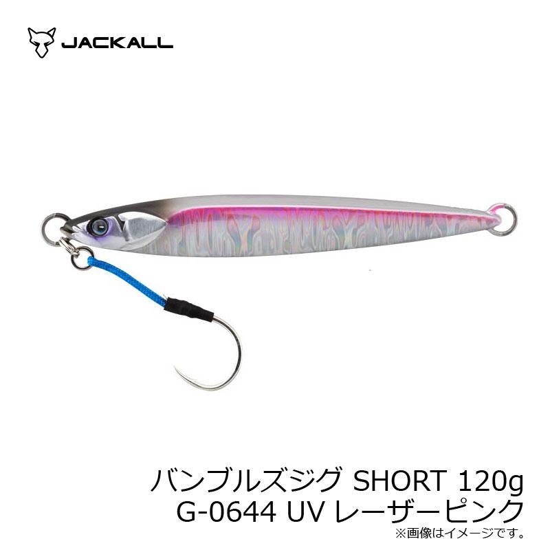 OTTER TAIL ジャッカルバンブルズジグ 撃投ジグ JACKALL（ジャッカル） バンブルズジグ SHORT 120g G-0644 UVレーザー