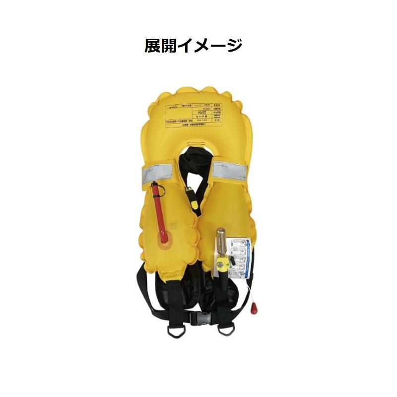 ジャッカル　JK自動膨張ライフジャケット-JF03(肩掛けタイプ) グレーカモ　2024年6月発売予定｜yfto｜05
