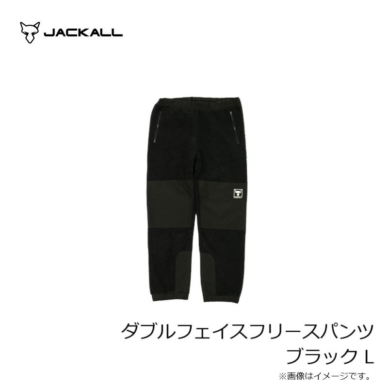 JACKALL（ジャッカル） ダブルフェイスフリースパンツ ブラック L