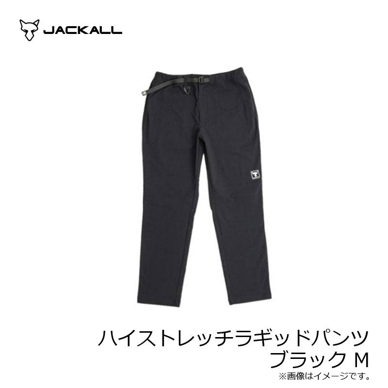 ジャッカル ハイストレッチラギッドパンツ ブラック Mの画像
