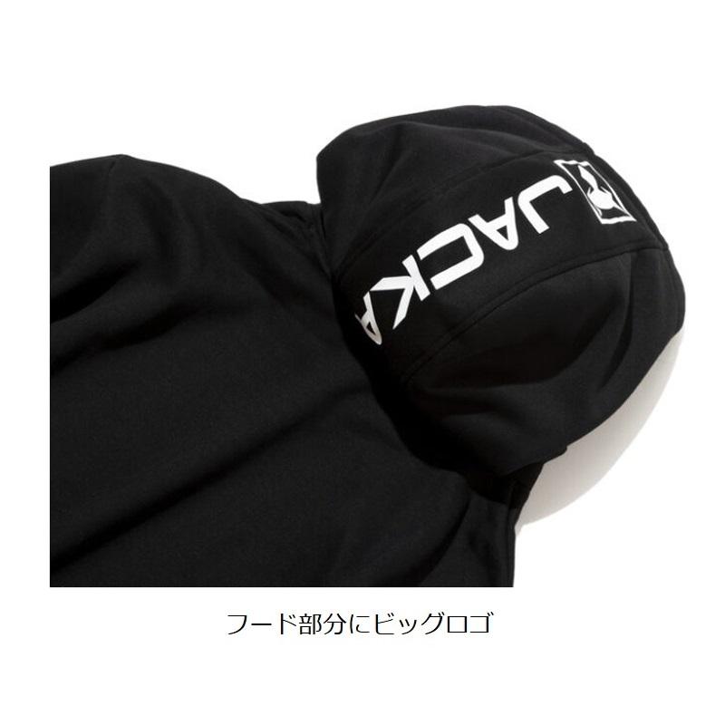 JACKALL（ジャッカル） プルオーバーフーディ HU-A001 ブラック L