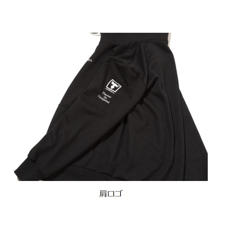 JACKALL（ジャッカル） プルオーバーフーディ HU-A001 ブラック L