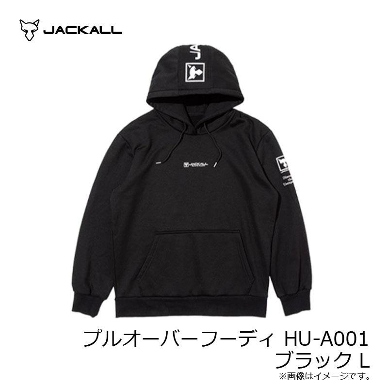 JACKALL（ジャッカル） プルオーバーフーディ HU-A001 ブラック L