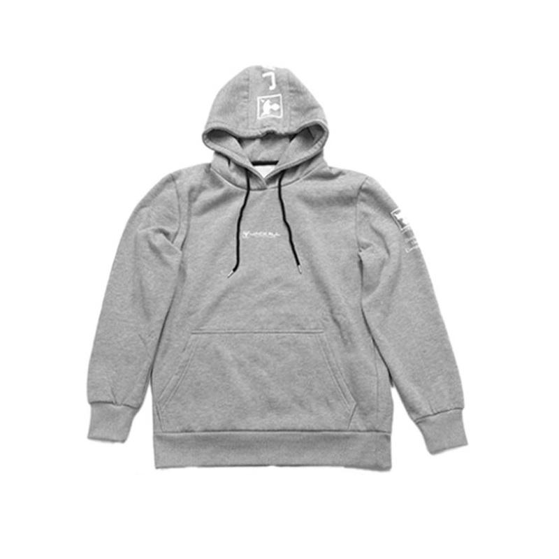 JACKALL（ジャッカル） プルオーバーフーディ HU-A001 グレー M : 釣具