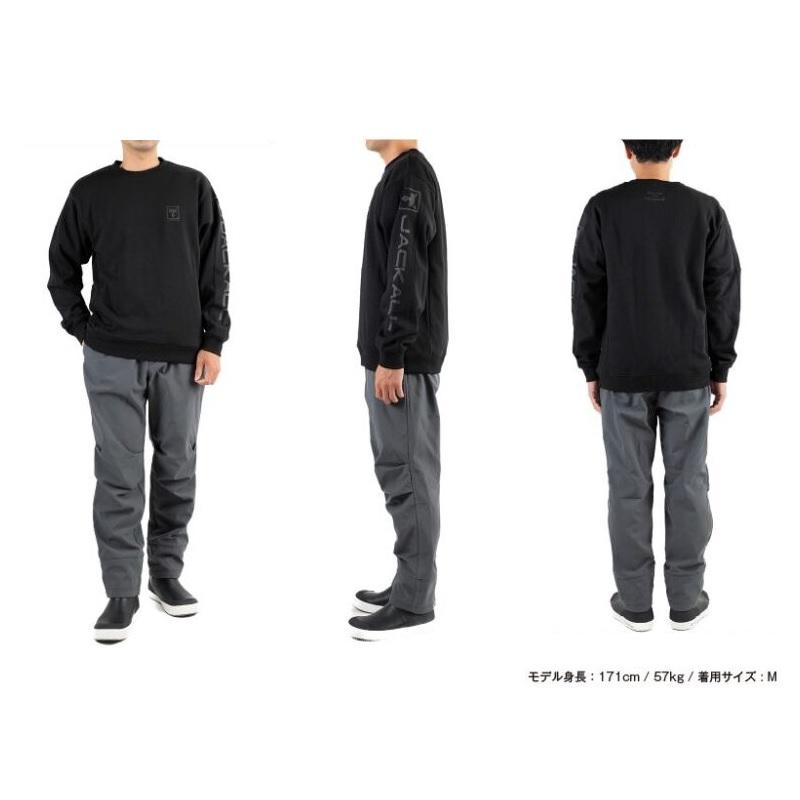 JACKALL クールネックスウェット グレー 新品‼️ JACKALL（ジャッカル） クルーネックスウェット SW-A001 グレー M
