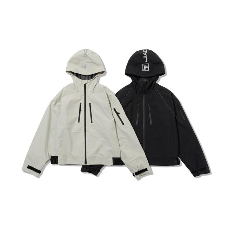 ジャッカル ウェーディングショートジャケット JA-A003 ブラック S JACKALL（ジャッカル） ウェーディングショートジャケット JA-A003