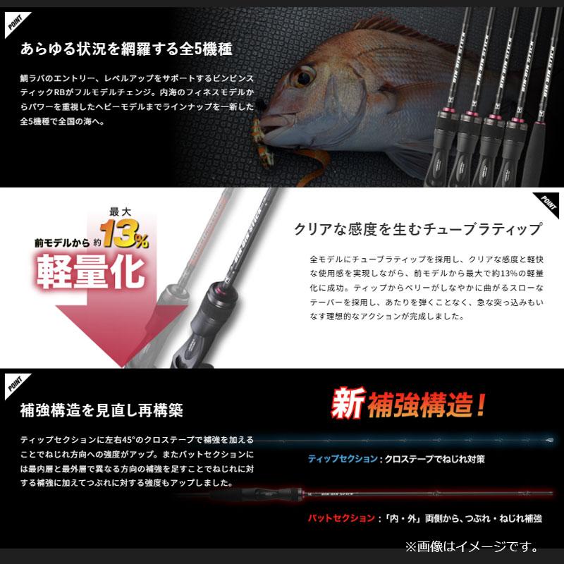JACKALL（ジャッカル） 26 BIN-BIN STICK RB BSRB-S66M : 釣具のFTO