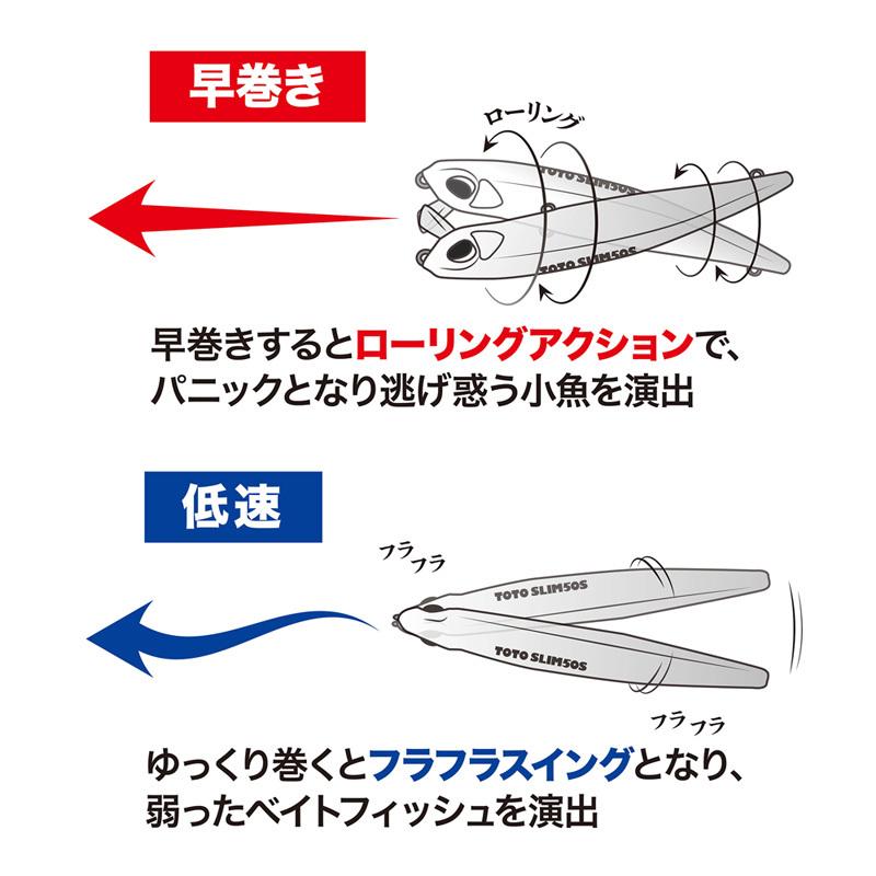 デュオ　テトラワークス トトスリム50S アカキン｜yfto｜03